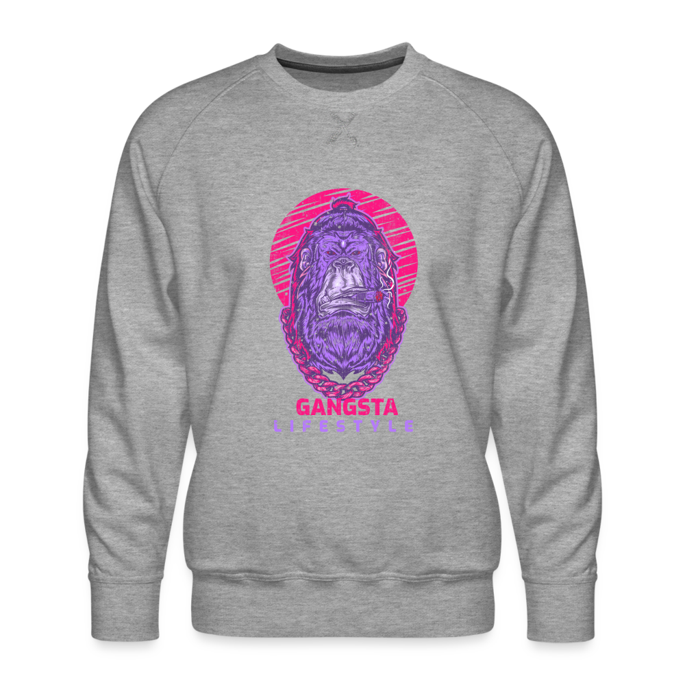 Men’s Premium Sweatshirt - heather grey